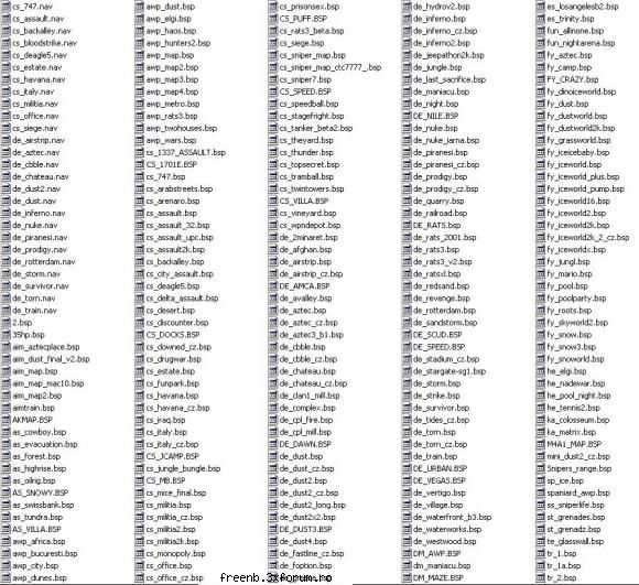 acestea sunt hartile de pe ruga sa bagati si voi cate puteti si sa nu se repete hartile intre ele